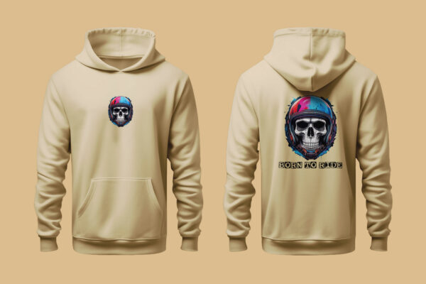 Hoodie Born to ride – Bild 3