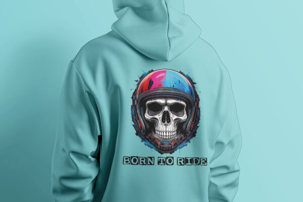 Hoodie Born to ride – Bild 8