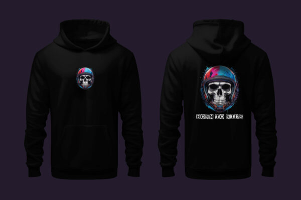 Hoodie Born to ride – Bild 5