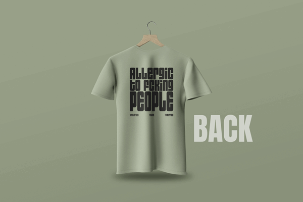 Shirt Allergic – Bild 6